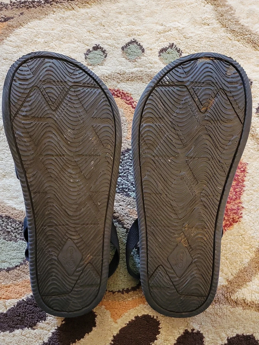 Chaco Navy Strappy Sport Sandals